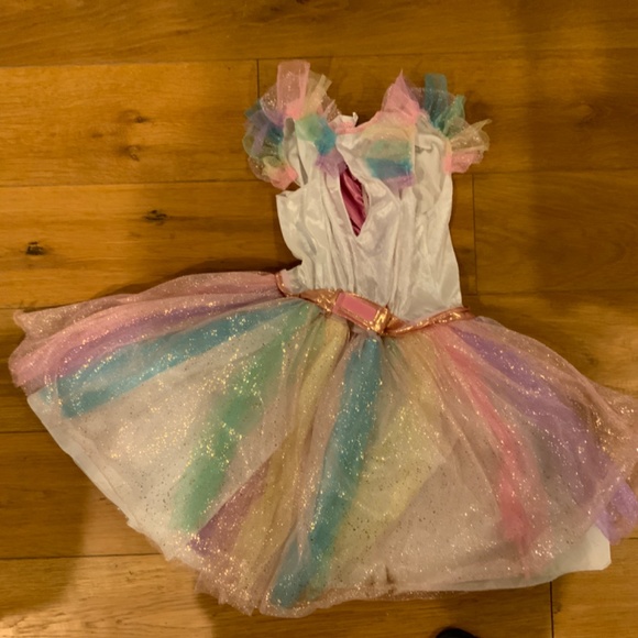 Spirit Halloween Unicorn Costume with Headband w/ Flowers - Picture 6 of 9